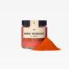 Paprika rosenscharf Murcia Paprika rosenscharf Murcia mit Gewürzhaufen