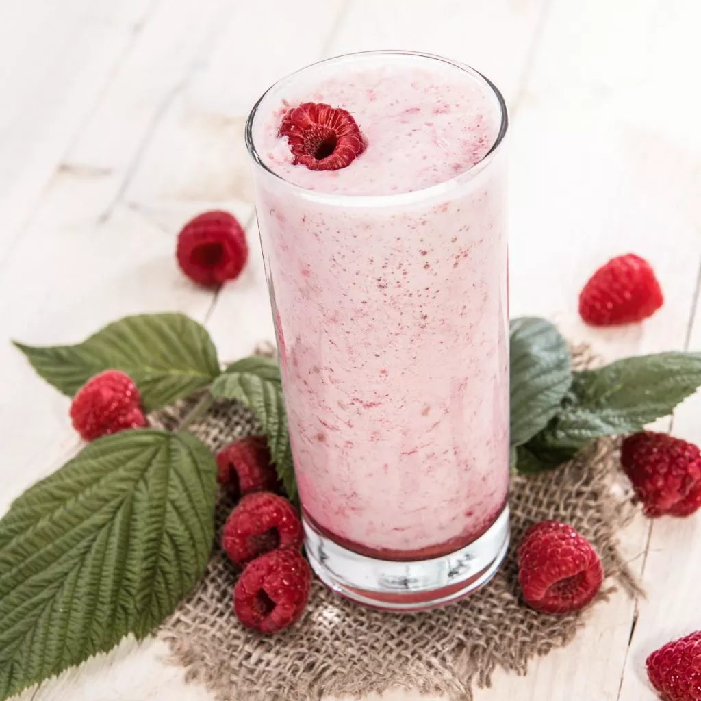 Rezept Bananen-Himbeer-Smothie mit Kokosblüten-Zucker
