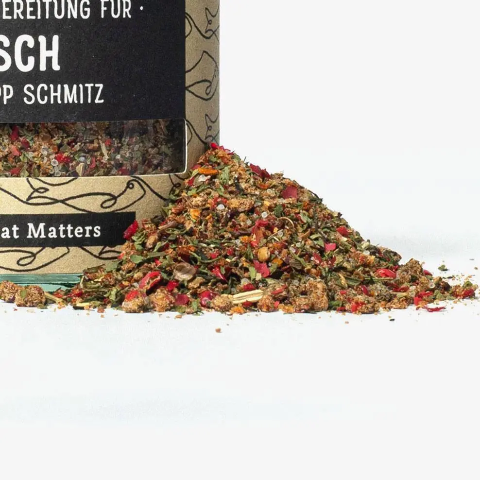 Fisch Gewürz Nahaufnahme