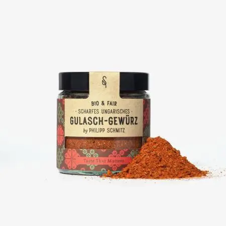 Gulasch Gewürz Nahaufnahmen