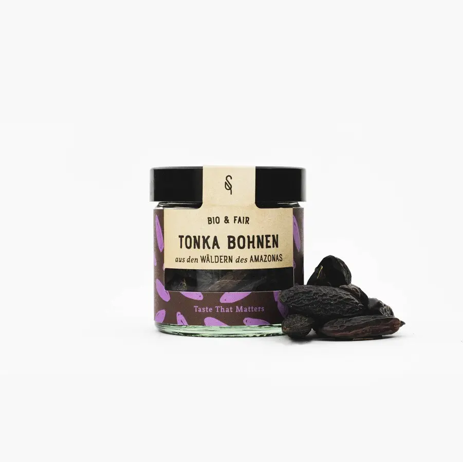 Tonka Bohnen im Glas