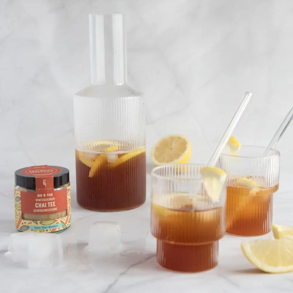 Erfrischende Sommergetränke Chai Eistee