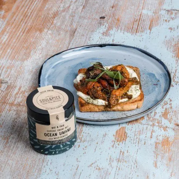 Graved Paprika mit Meerrettich-Creme