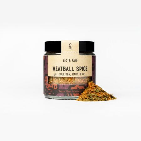 Meatball Spice mit Gewürzhaufen