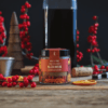 Glühwein Gewürz mit weihnachtlicher Deko