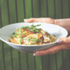Green Umami mit Pilzen, Gerste und Topinambur Green Umami mit Pilzen, Gerste und Topinambur
