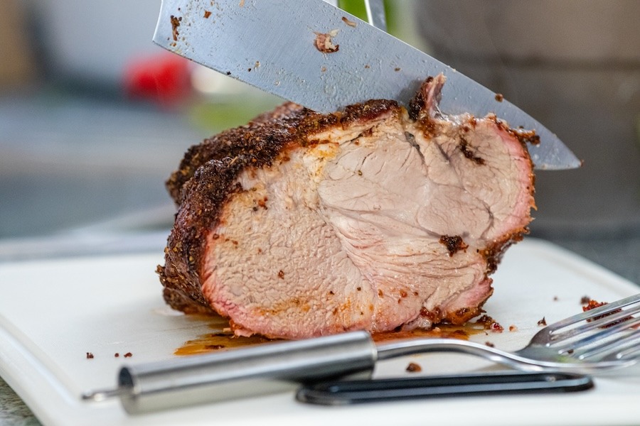 Lecker gewürzter Krustenbraten